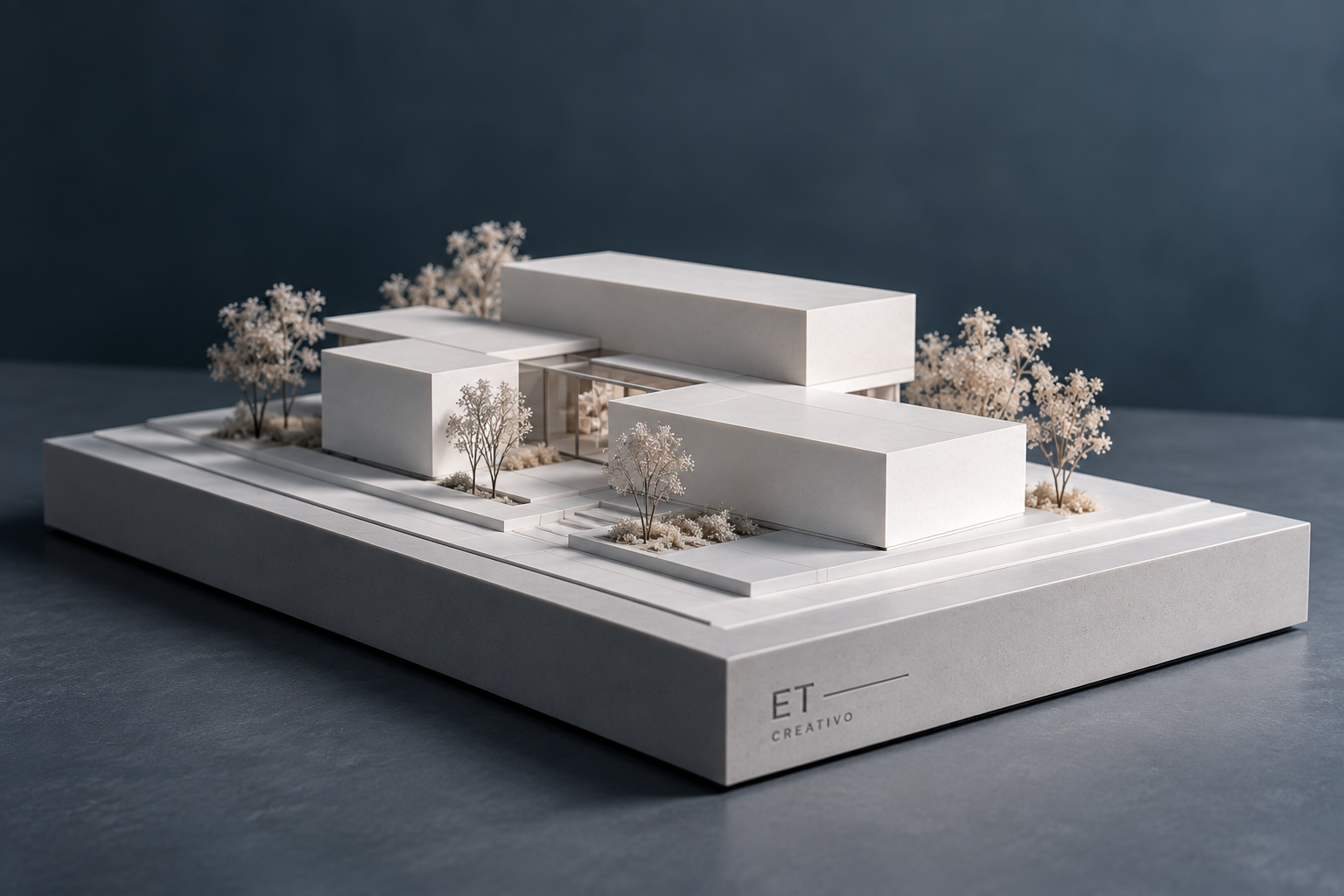 Maqueta volumétrica o conceptual