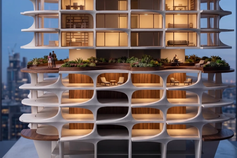 Maquetas arquitectónicas a escala